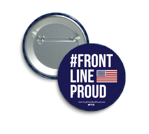 American Frontline button